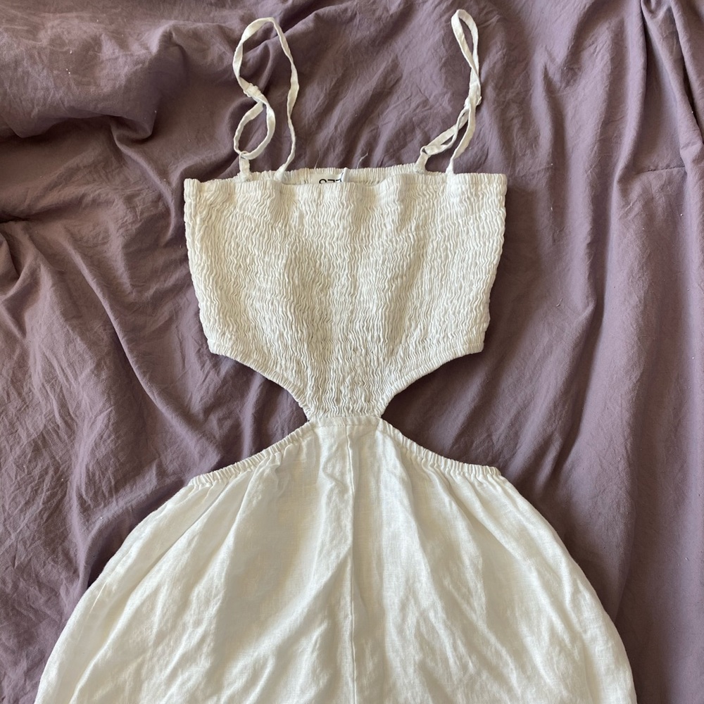 White Summer Romper